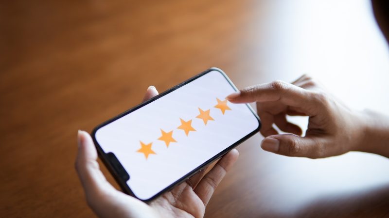 5 star rating of a company