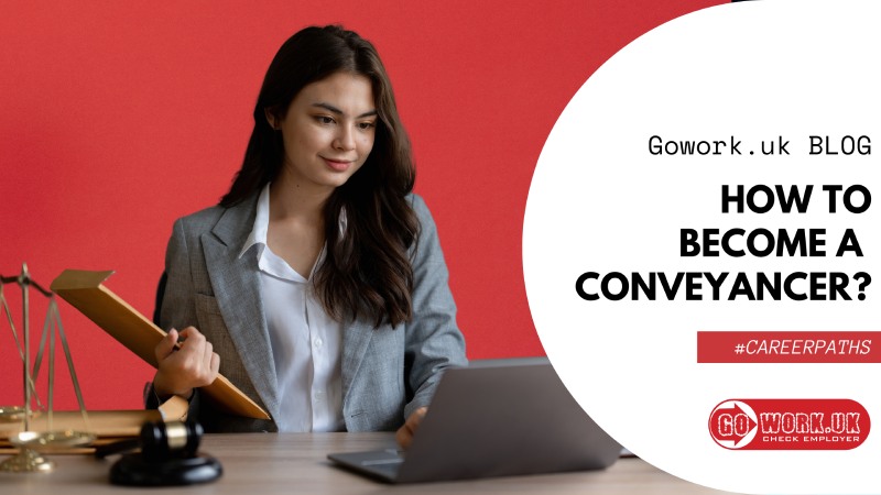 A young woman working as a conveyancer on her laptop